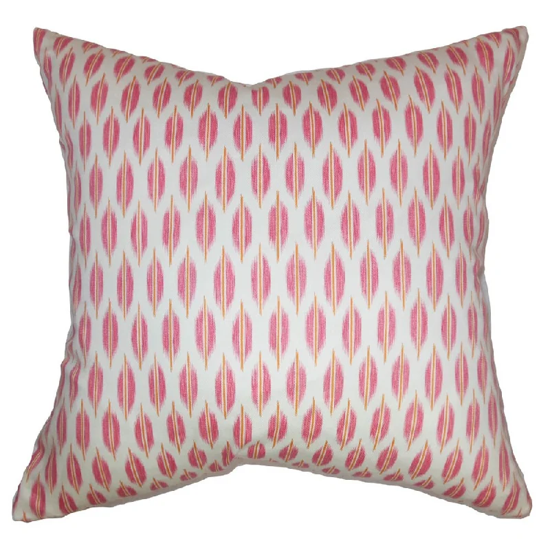 Ebb Geometric Euro Sham Bubblegum