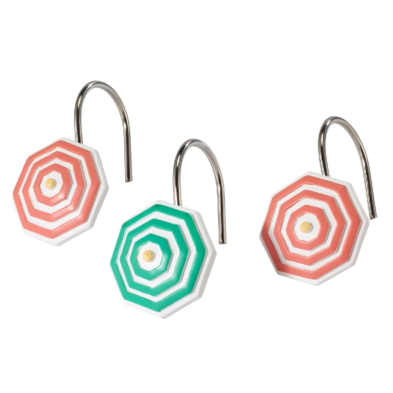 Avanti Flamingo Paradise Shower Hooks - Multicolor