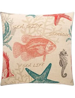 Contempo Indoor Pillows/Coral Specimen Sea Life