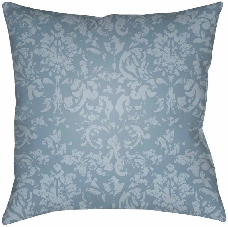 Greilickville Blue Damask Throw Pillow