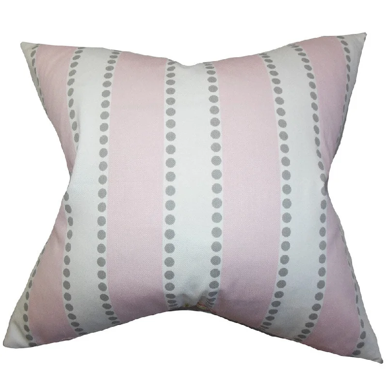 Odienne Stripes Euro Sham Pink