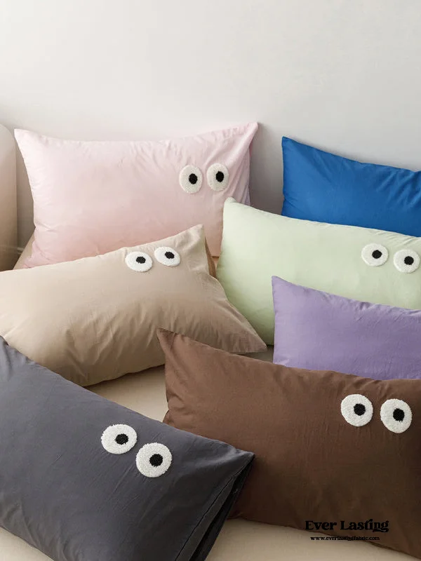 Googly Eyes Pillowcases (8 Colors)