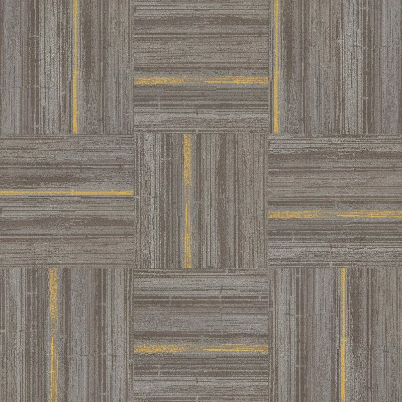 Next Floor Carpet Tile Highlight 707103 Daybreak Sunshine 19.7" x 39.4" (54 SF/Box)