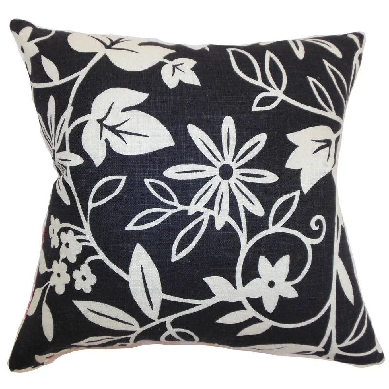 Gambela Floral Euro Sham Jet