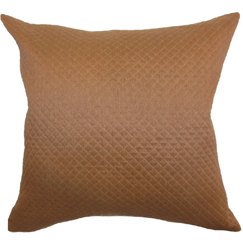 Ochs Quilted Euro Sham Brown