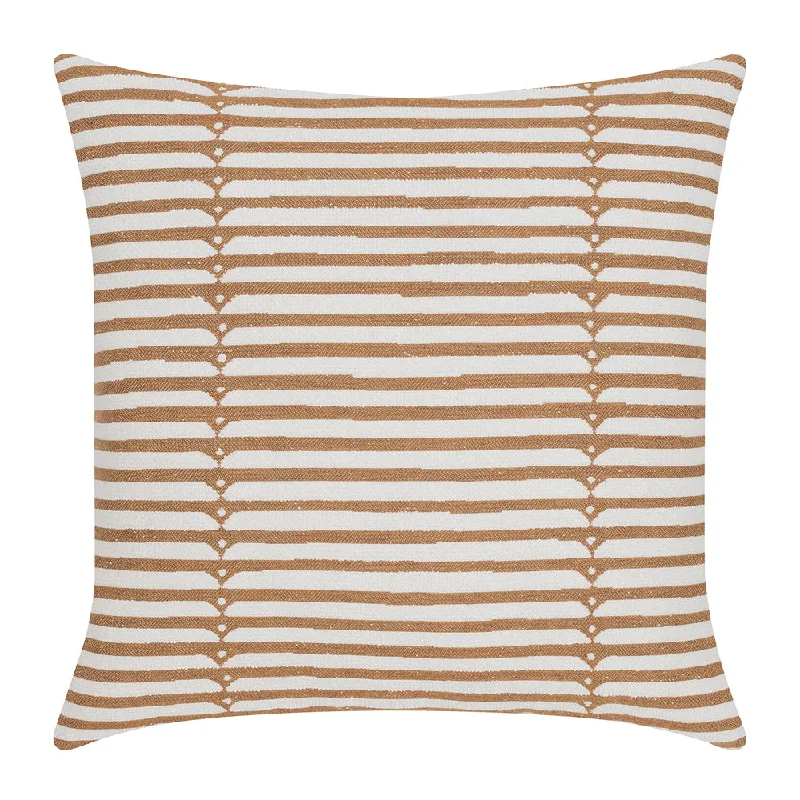 20" Square Elaine Smith Pillow  Sincerity Caramel