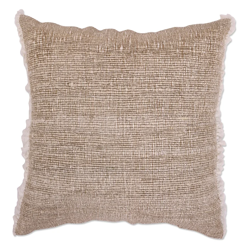 Indoor Aravalli Natural 18-inch Throw Pillow