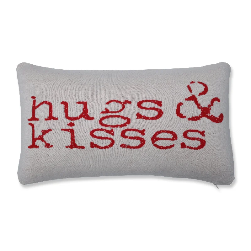 Hugs & Kisses Rectangular Throw Pillow