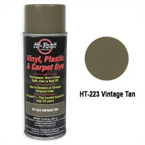 Vintage Tan Vinyl, Carpet & Plastic Dye