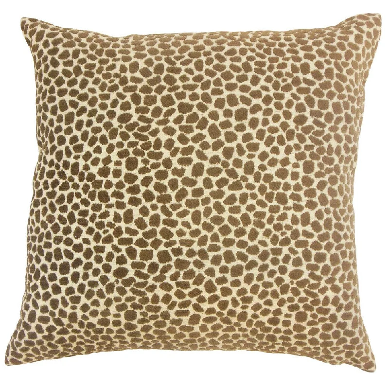 Meltem Animal Print Euro Sham Teak