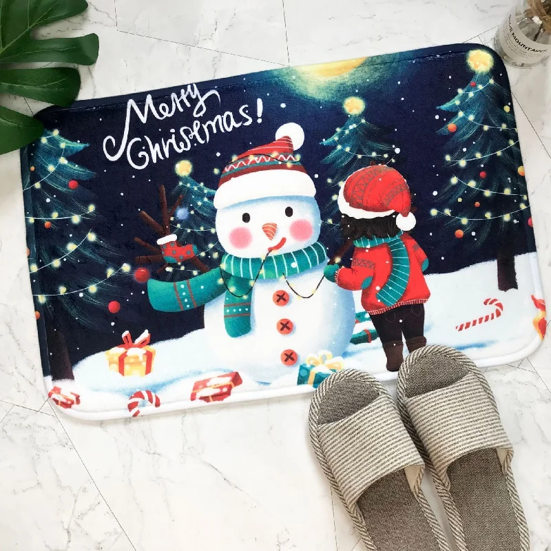 Large Size Christmas Decorations Door Mats Pattern 03