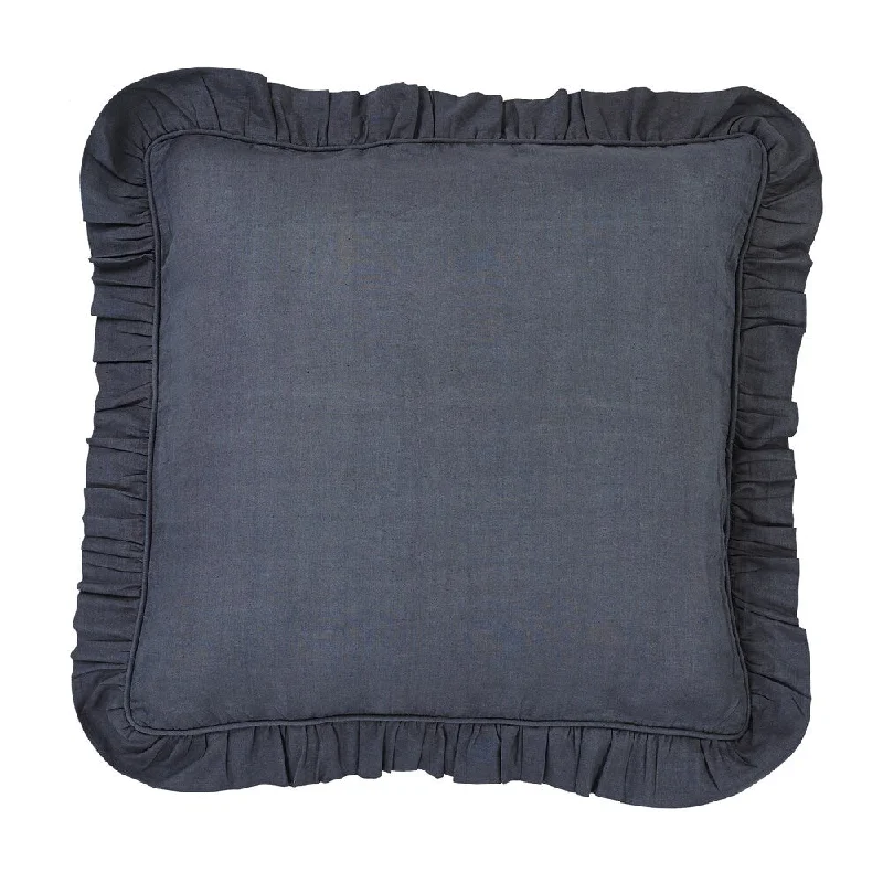 Brookfield Blue Linen Euro Sham