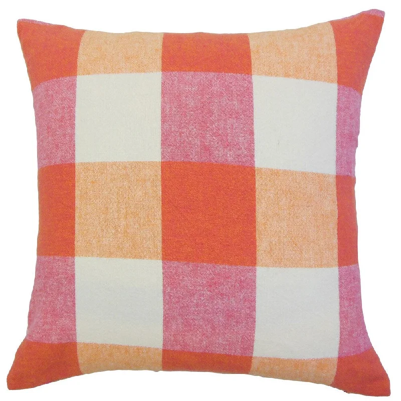 Amory Plaid Euro Sham Berry