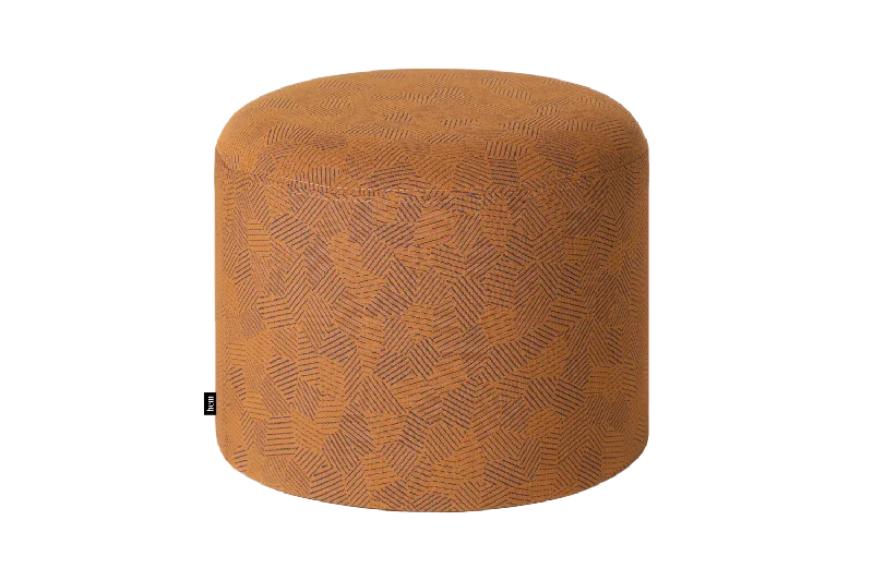 Bon Ginger Round Pouf