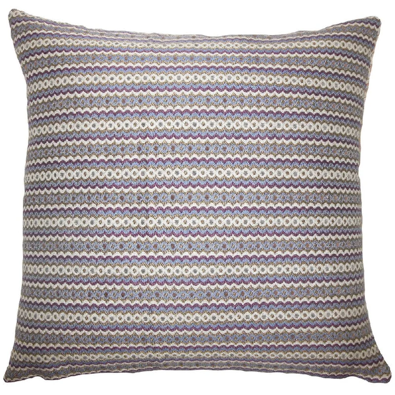 Keften Geometric Euro Sham Violet