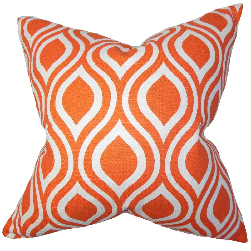 Larch Geometric Euro Sham Orange