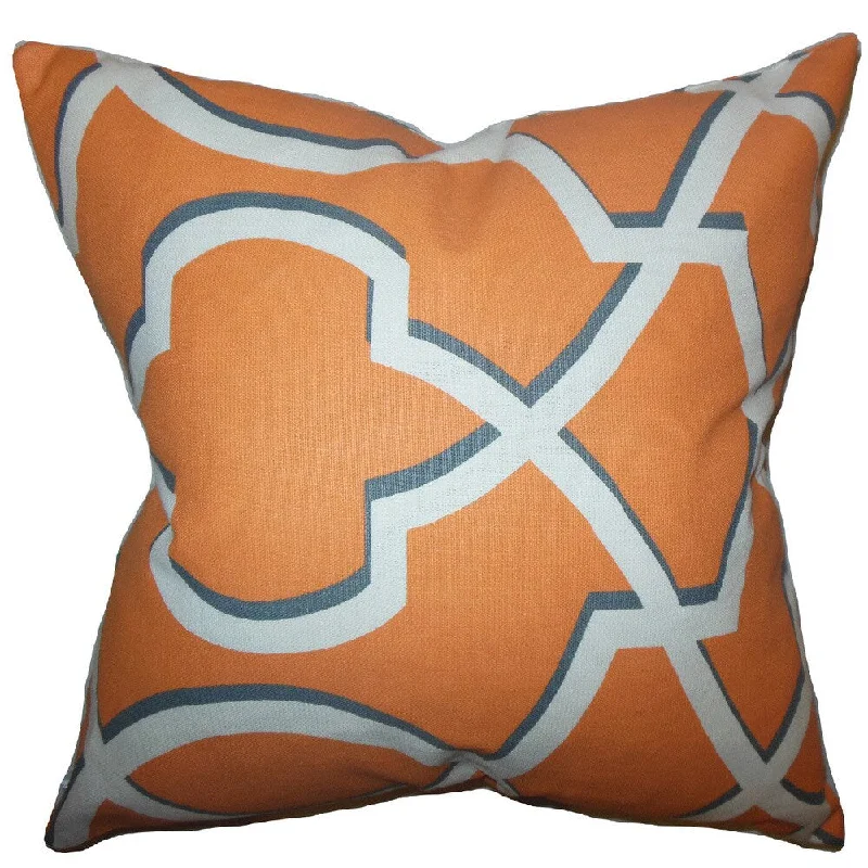 Curan Geometric Euro Sham Orange