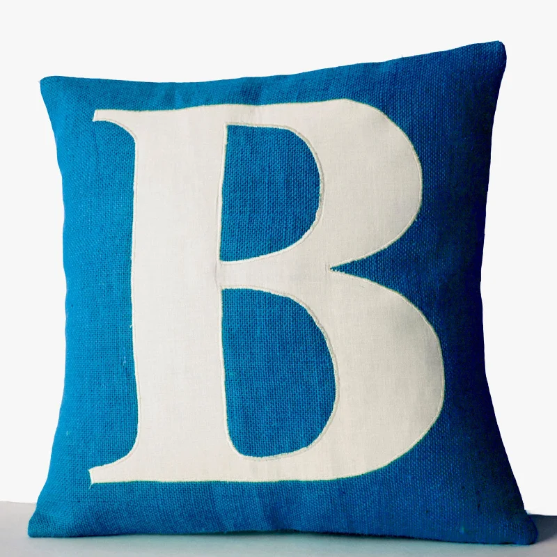 Monogram Large Letter Pillow Cover