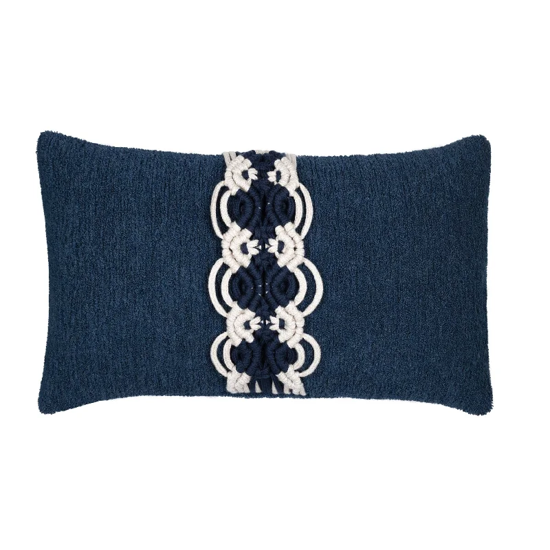 12" x 20" Elaine Smith Pillow  Distinct Indigo