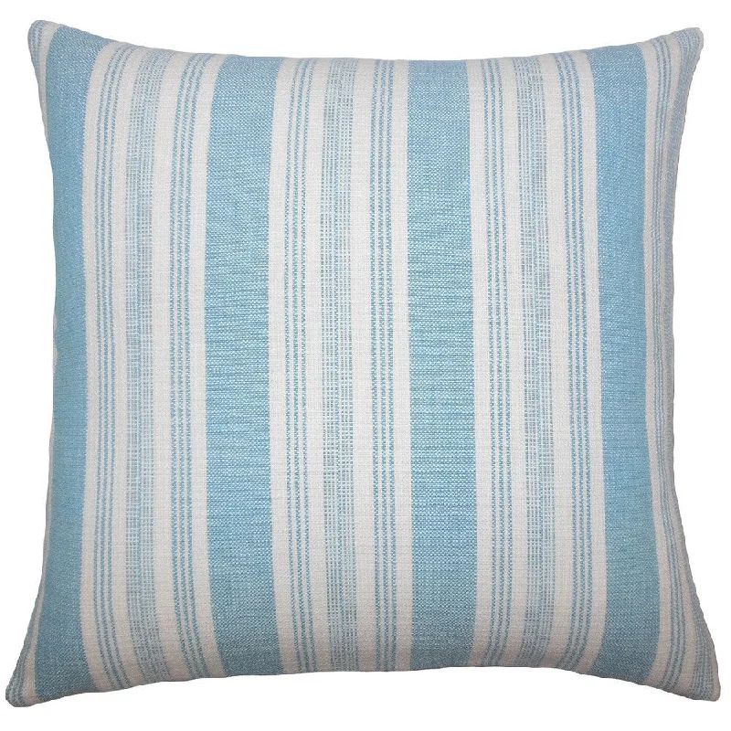 Reiki Striped Euro Sham Turquoise