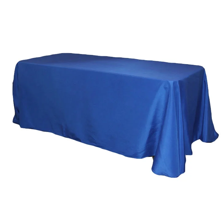 90"x156" Rectangular Oblong Polyester Tablecloth - Royal Blue