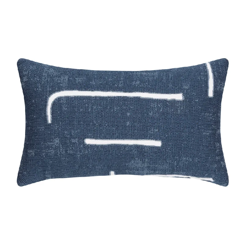 12" x 20" Elaine Smith Pillow  Instinct Denim