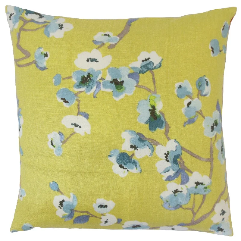 Dashania Floral Euro Sham Peridot