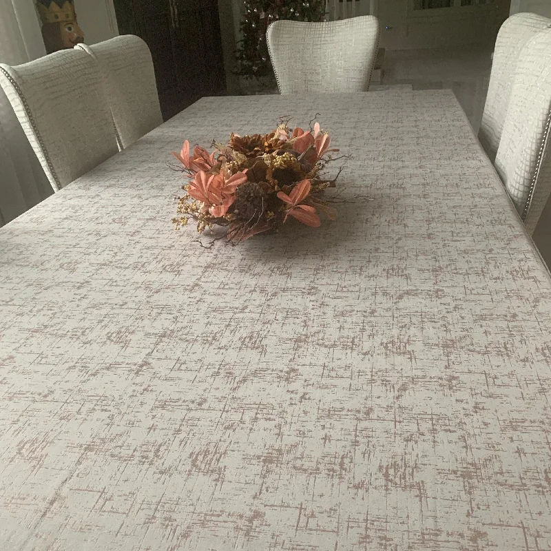 Square Etched Velvet Tablecloth