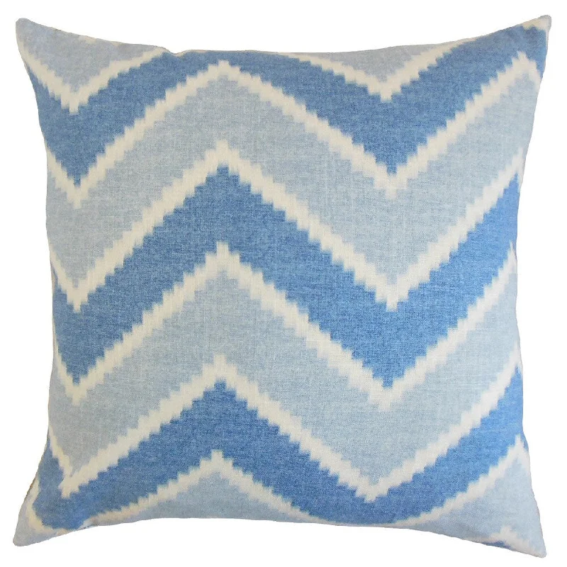 Hoku Zigzag Euro Sham Indigo