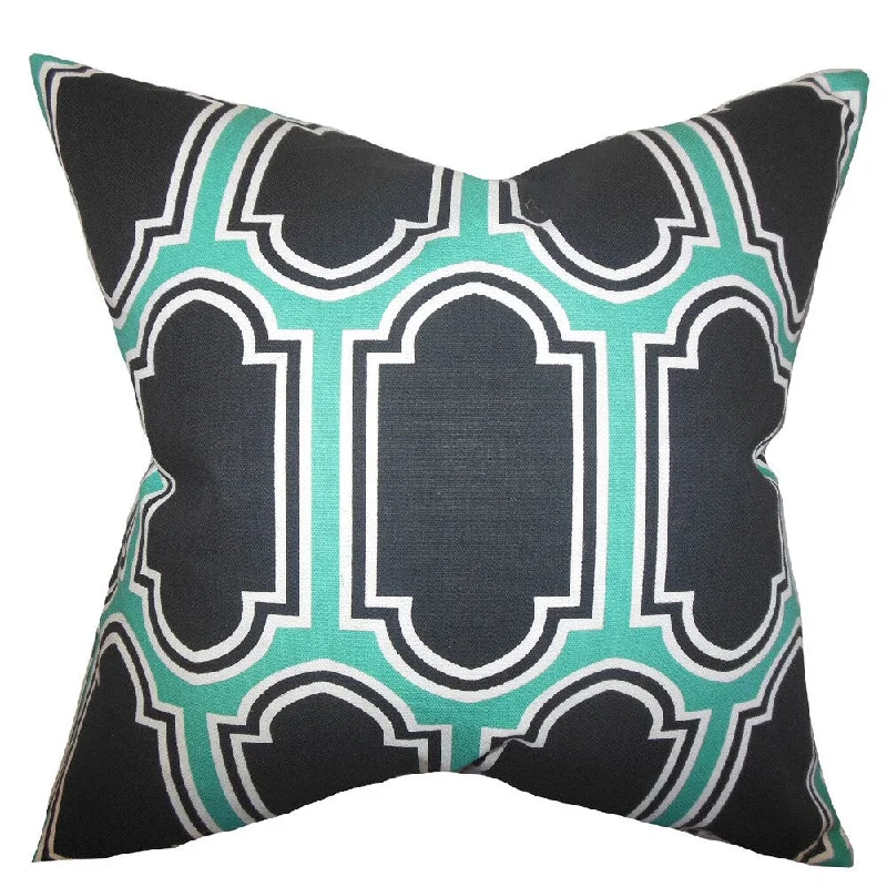 Kasiani Geometric Euro Sham Jade