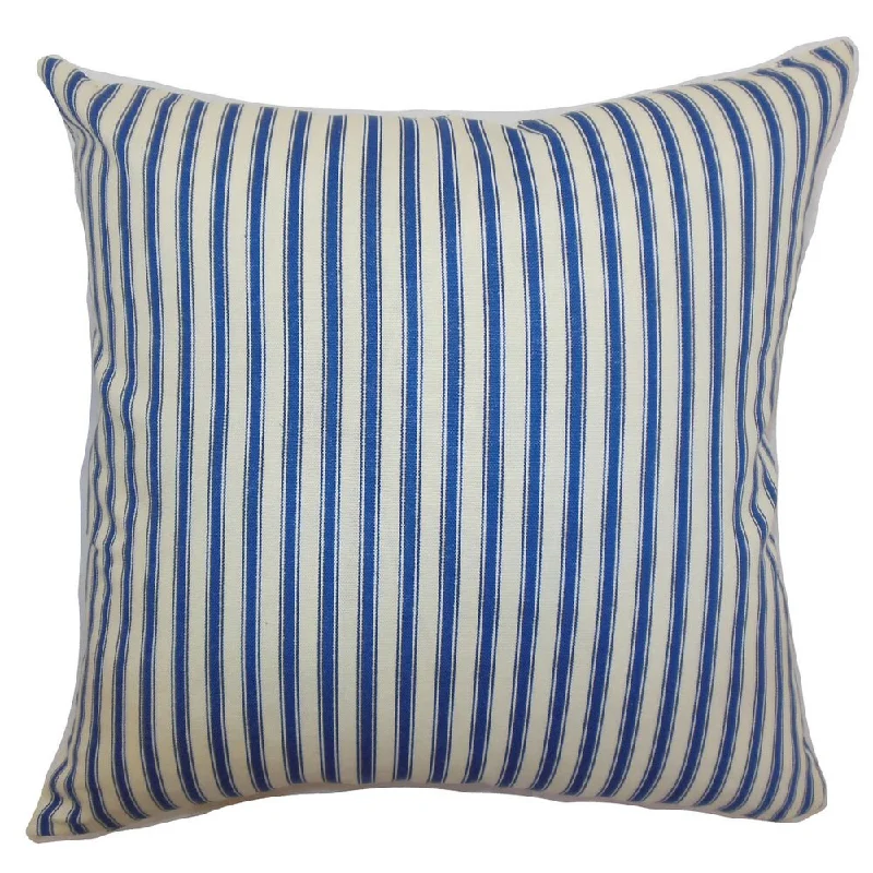 Xander Stripes Euro Sham Blue