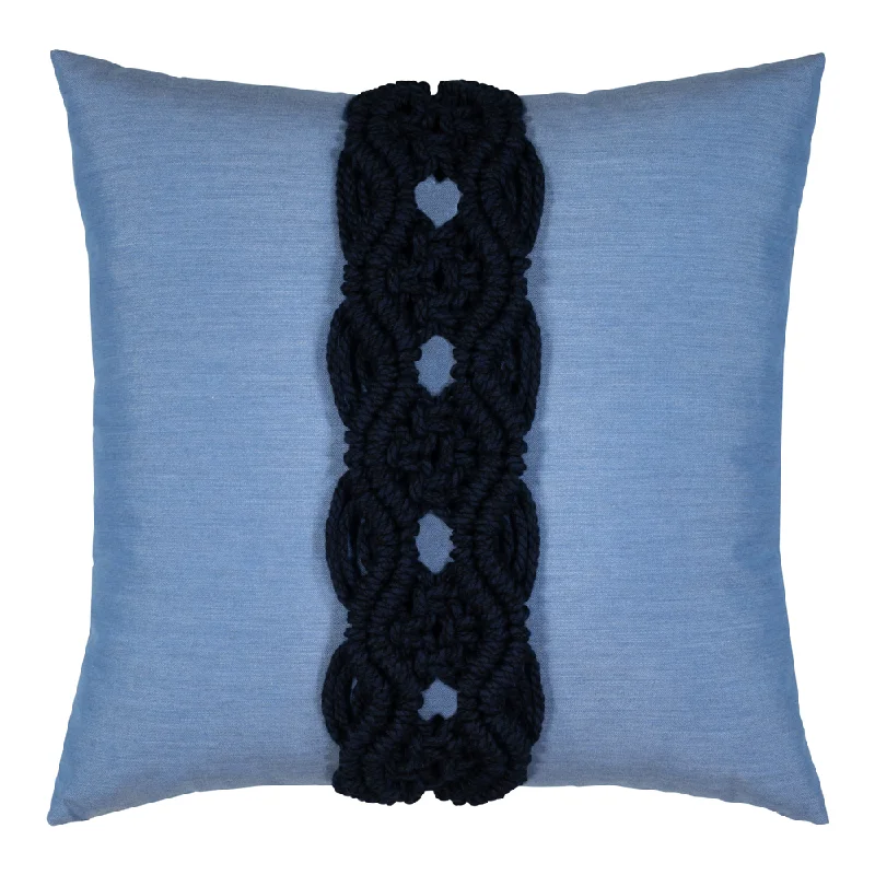 20" Square Elaine Smith Pillow  Palomar Indigo