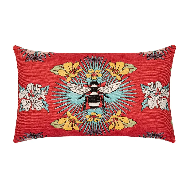 12" x 20" Elaine Smith Pillow  Tropical Bee