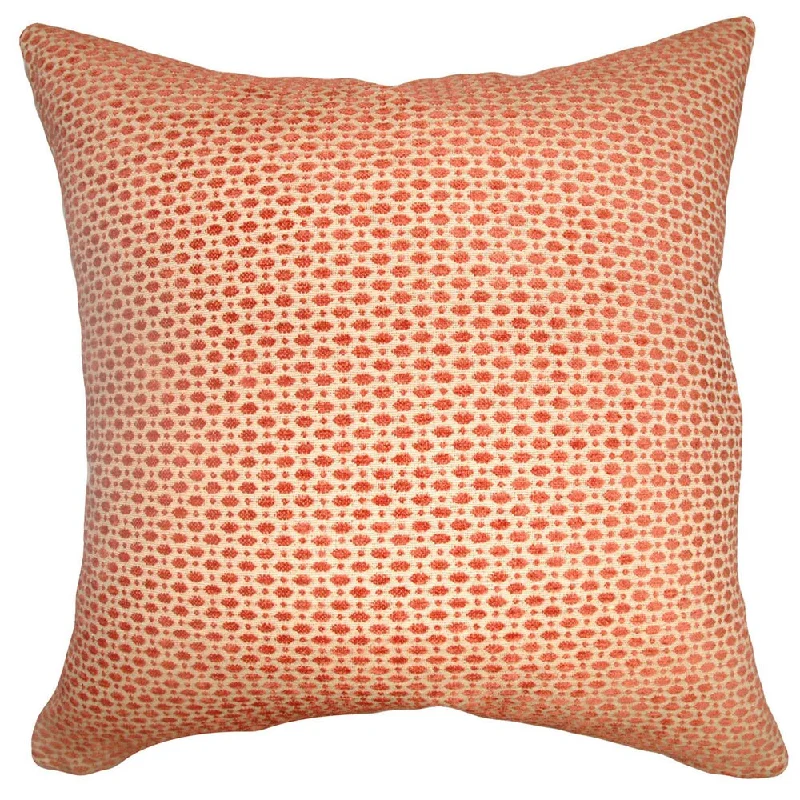 Verdon Geometric Euro Sham Tangerine