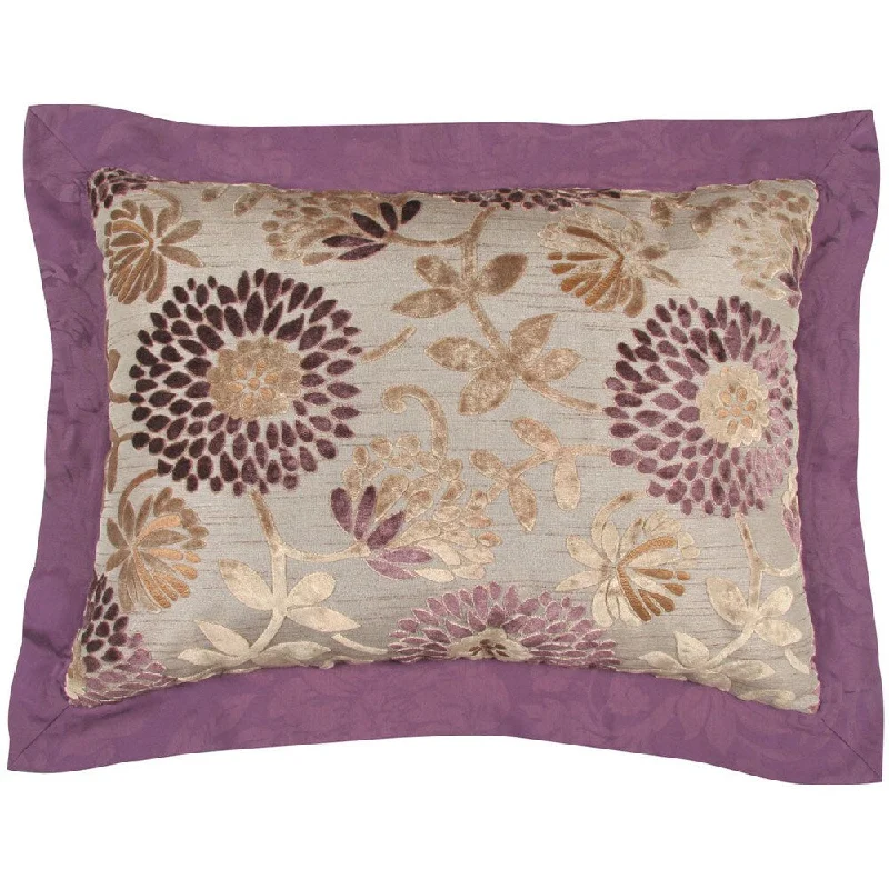 Purple Floral Standard Shams (Set of 2)