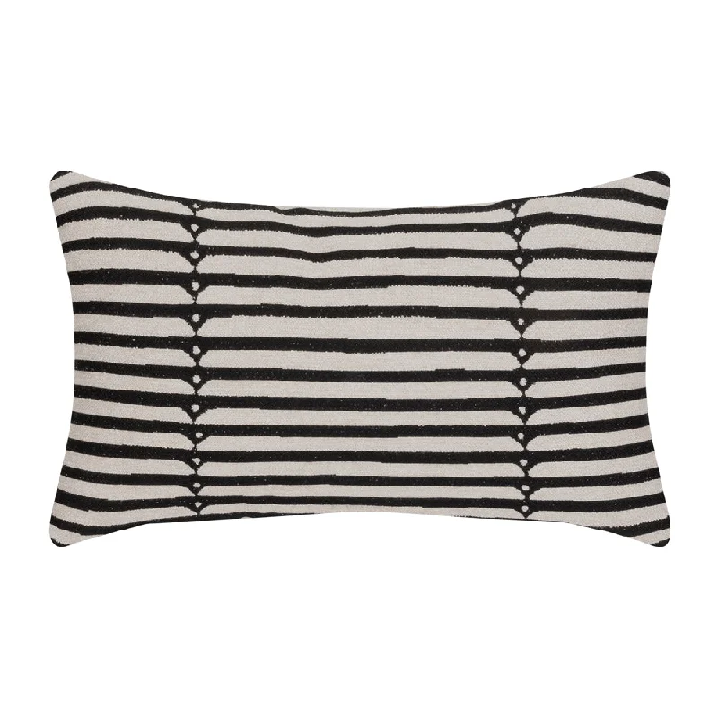 12" x 20" Elaine Smith Pillow  Sincerity Ebony