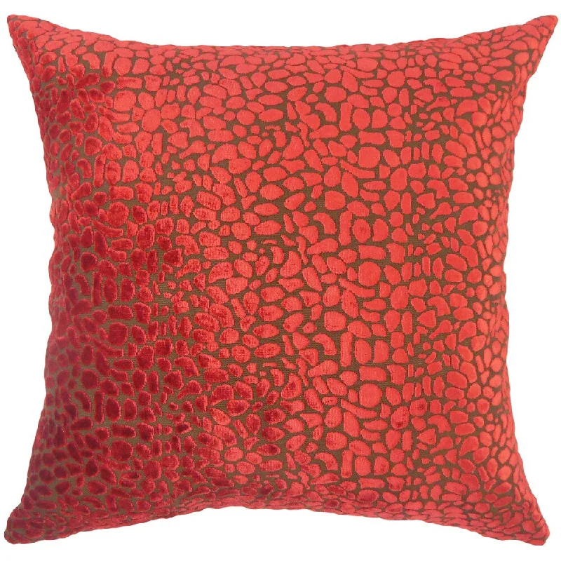 Dallyce Geometric Euro Sham Red