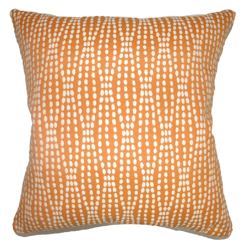 Udell Geometric Euro Sham Tangerine