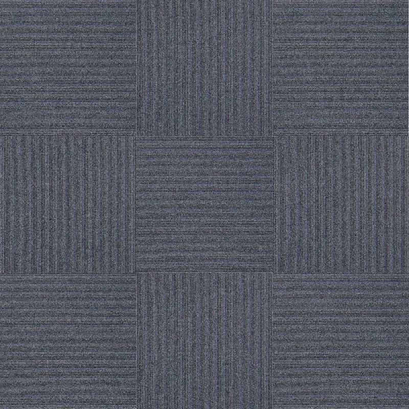 Next Floor Carpet Tile Pinstripe 877014 Pacific 19.7" x 19.7" (54 SF/Box)