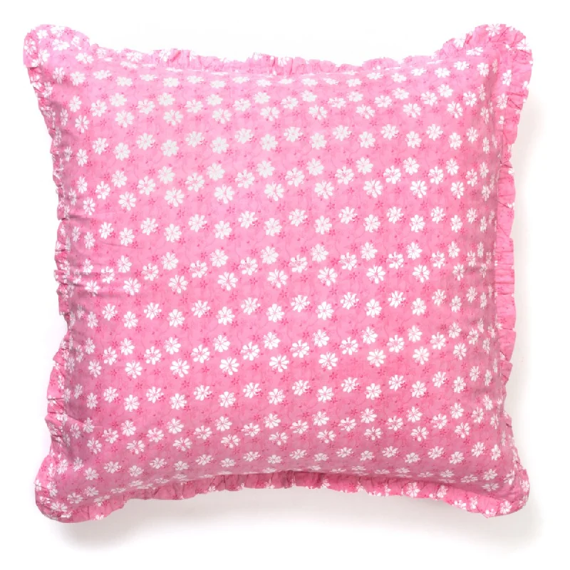 Rosette Floral Euro Sham