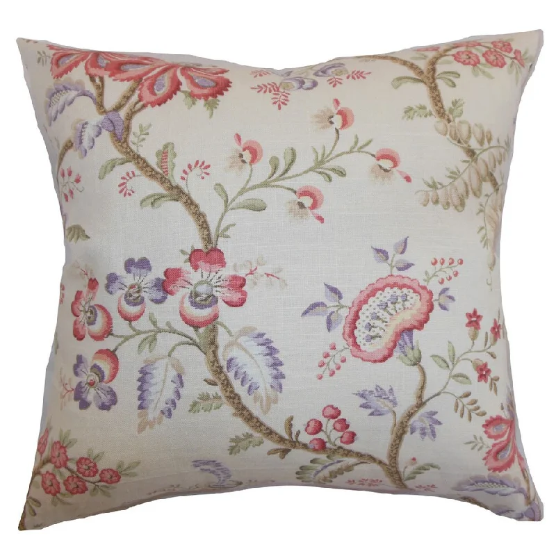 Quesnel Floral Euro Sham Pastel