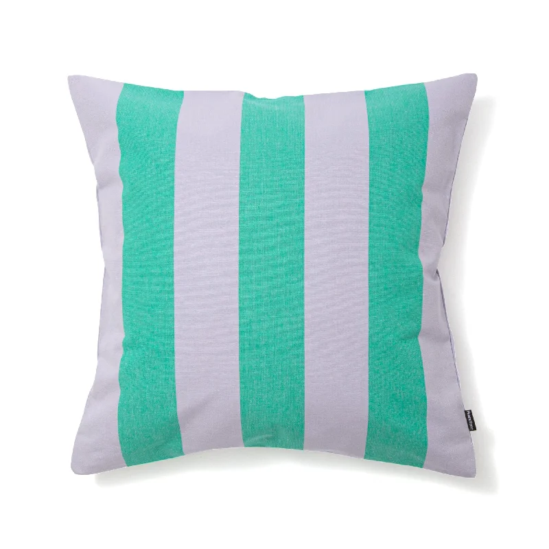 Stripe Cushion Cover 450 x 450  Purple x Green