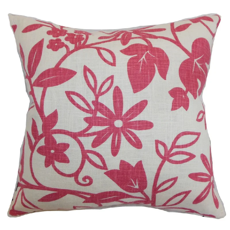 Gambela Floral Euro Sham Rose