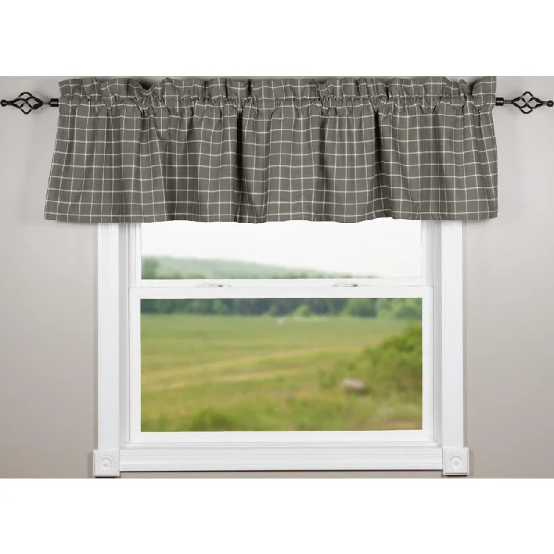 Pewter Summerville Valance Lined VLRE0911