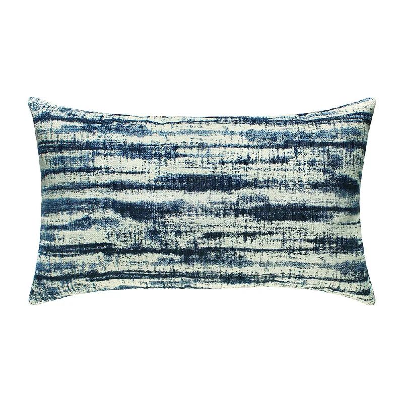 12" x 20" Elaine Smith Pillow  Linear Indigo