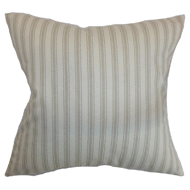 Kelanoa Stripes Euro Sham Maple Natural