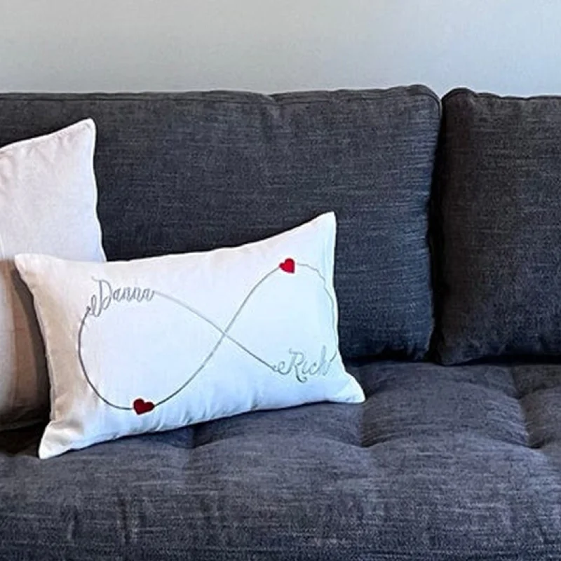 Couples Infinity Pillow Cover