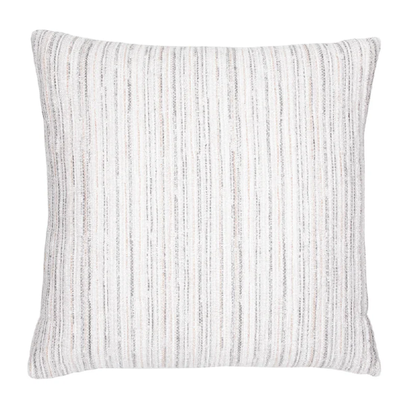 20" Square Elaine Smith Pillow  Luxe Stripe Pebble