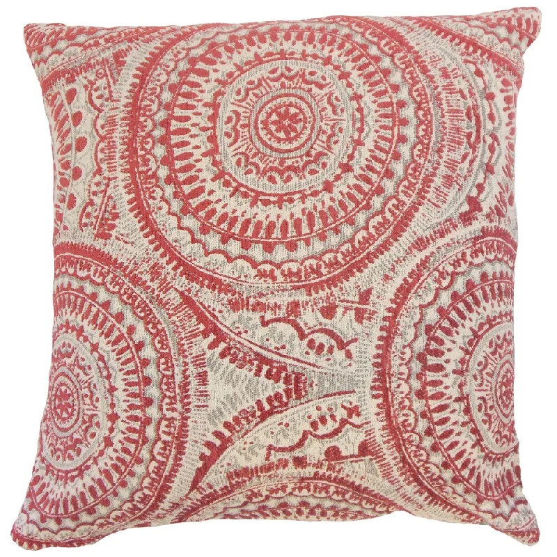 Chione Graphic Euro Sham Cherry