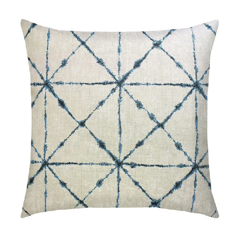 20" Square Elaine Smith Pillow  Trilogy Indigo